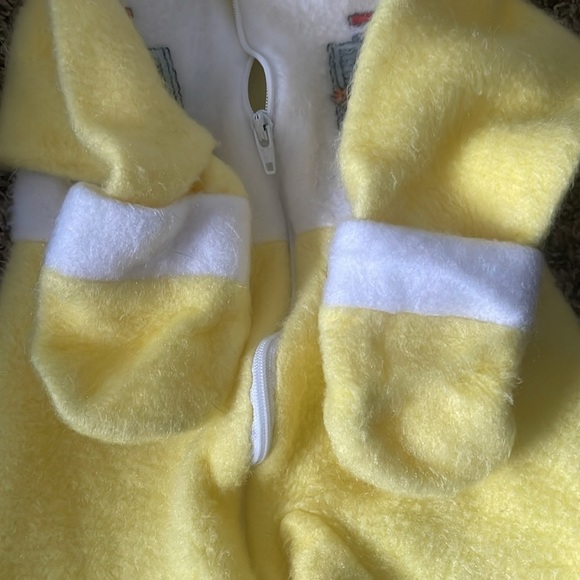 Sesame Street Vintage Baby Sleeper Zip Up Big Bird - Picture 5 of 6